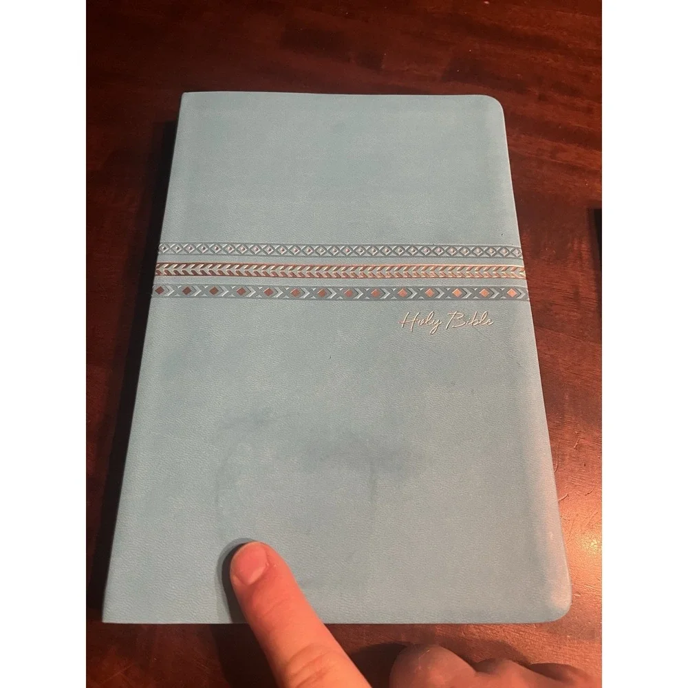 NIV‎ Bible Leathersoft, Large Print, w/ Matching Journal Turquoise
